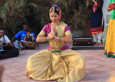 Ganga Puja ceremony and kirtan, International Day of Yoga